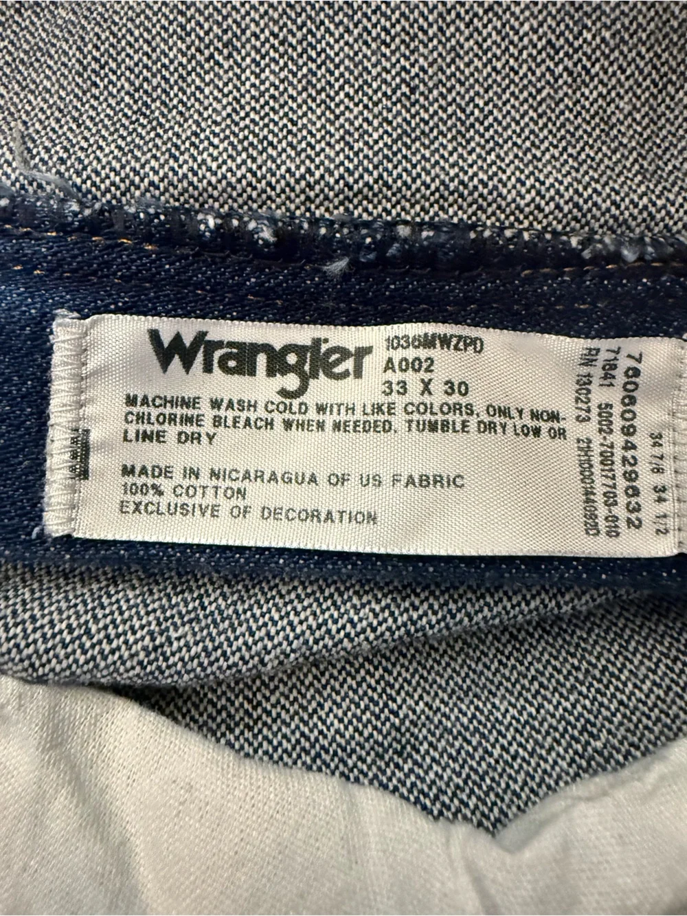 Wrangler mwz slim
